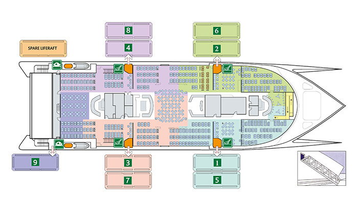 Condor Voyager Seating Plan