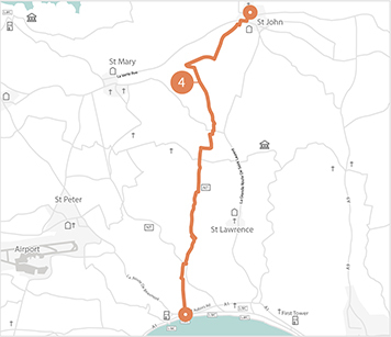 Jersey Cycle Guide Route 4