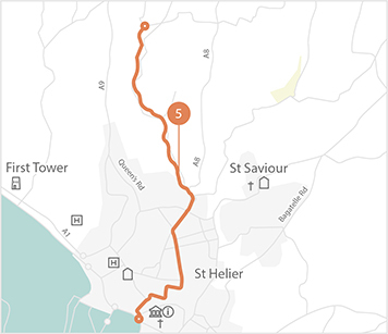 Jersey Cycle Guide Route 5
