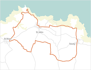 Jersey Cycle Guide Route North A