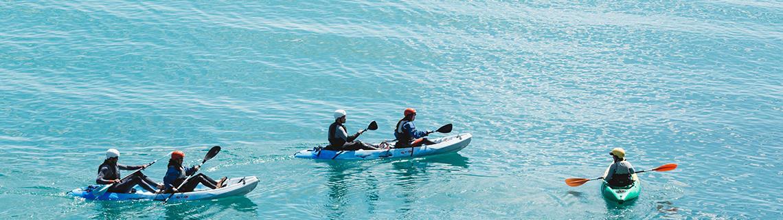 St. Ouen's Bay, Kayaking