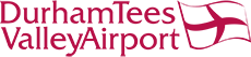 Durham tees valley airport logo small